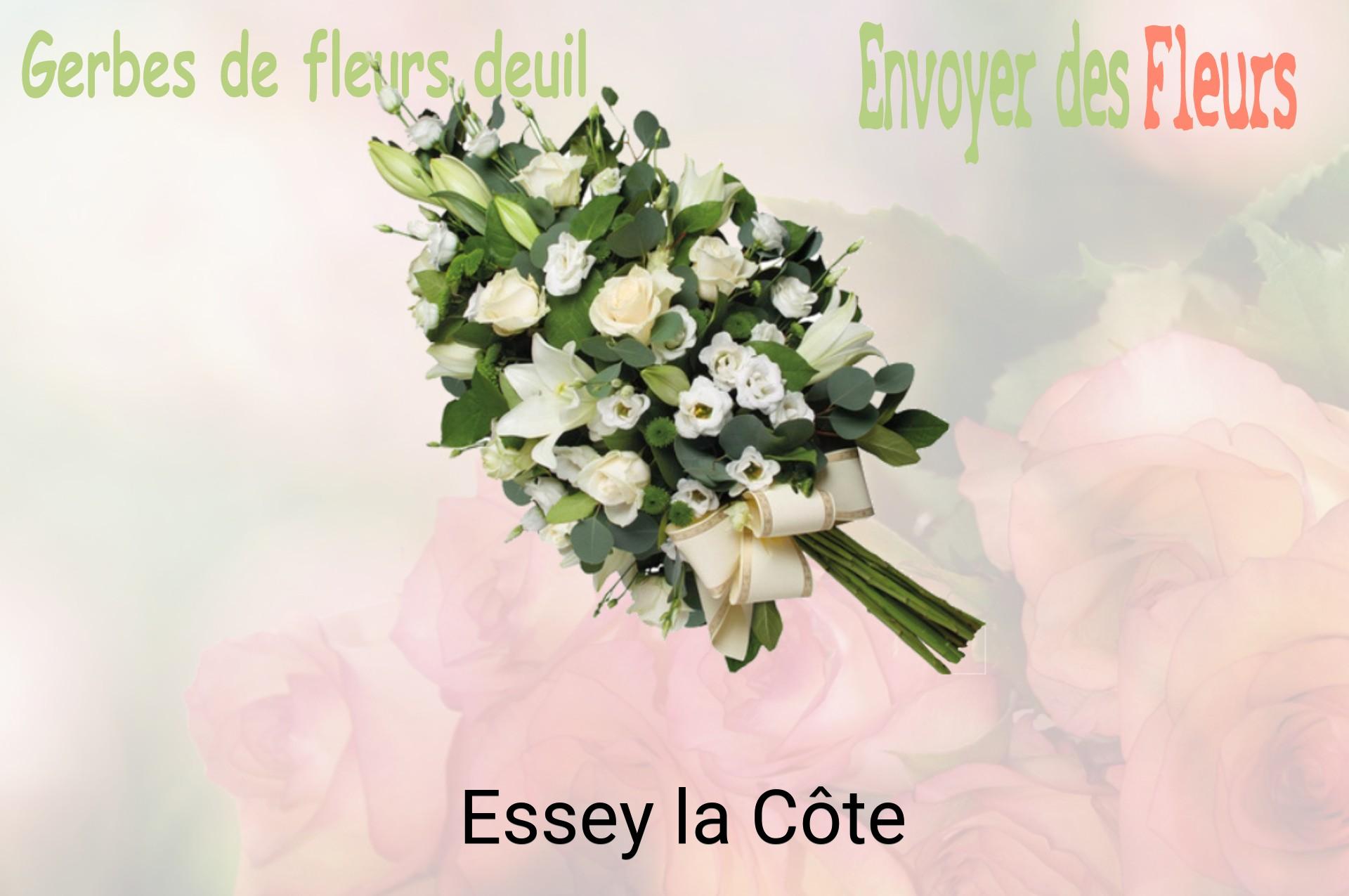 Gerbe de fleurs de deuil livrée à Essey-la-Côte